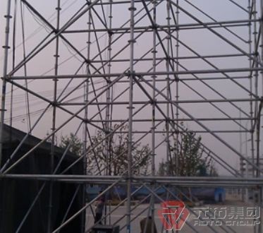 舞臺(tái)圓盤(pán)腳手架搭建圖