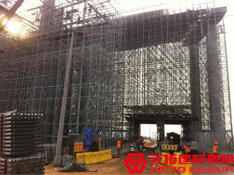 盤扣架數(shù)量計(jì)算難不難，盤扣一噸可以搭多少平？