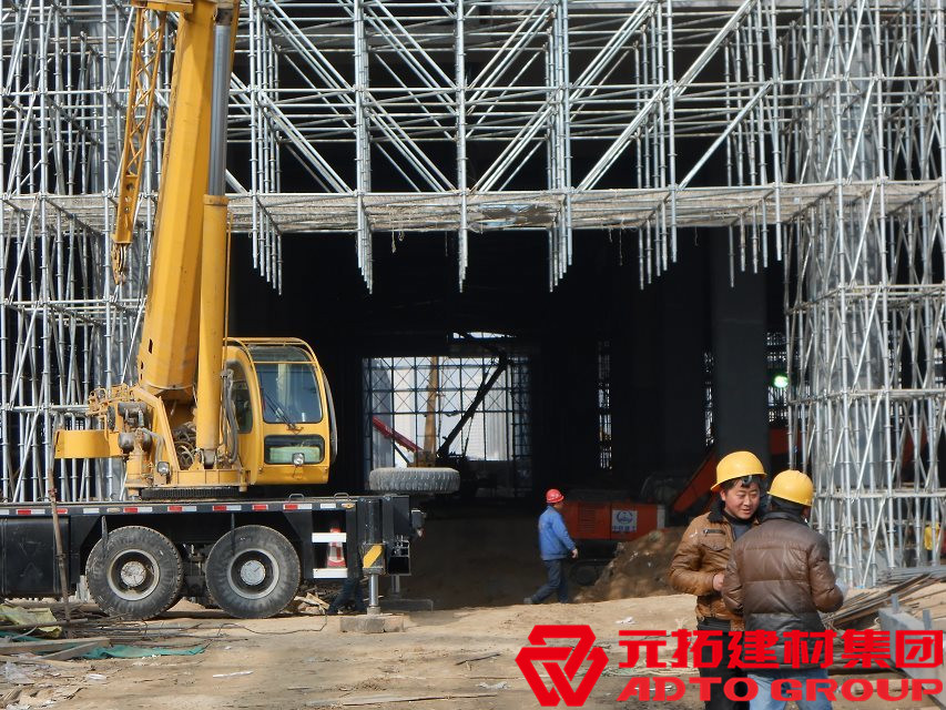 圓盤式腳手架怎樣搭？有搭設(shè)規(guī)范嗎?