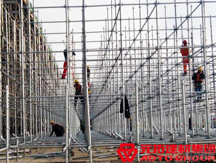 為什么盤扣式腳手架立桿、橫桿、斜桿的材質不同？